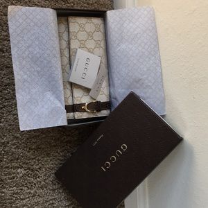 Gucci Nice Tess GG Long Wallet
